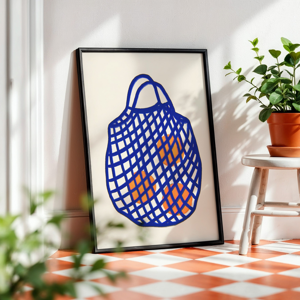 Sacoșă cu Portocale Poster