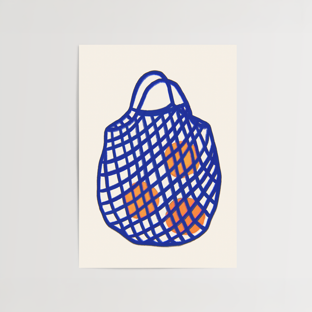 Sacoșă cu Portocale Poster