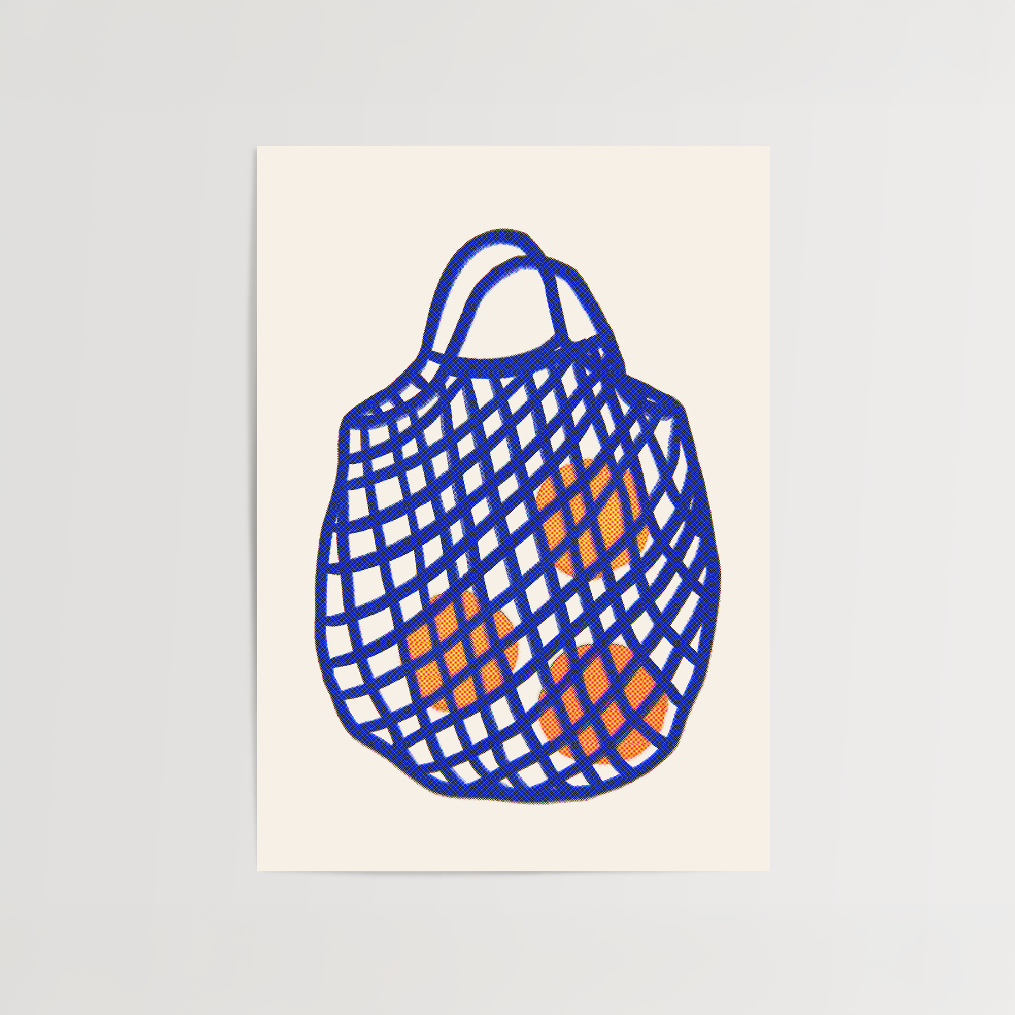 Sacoșă cu Portocale Poster