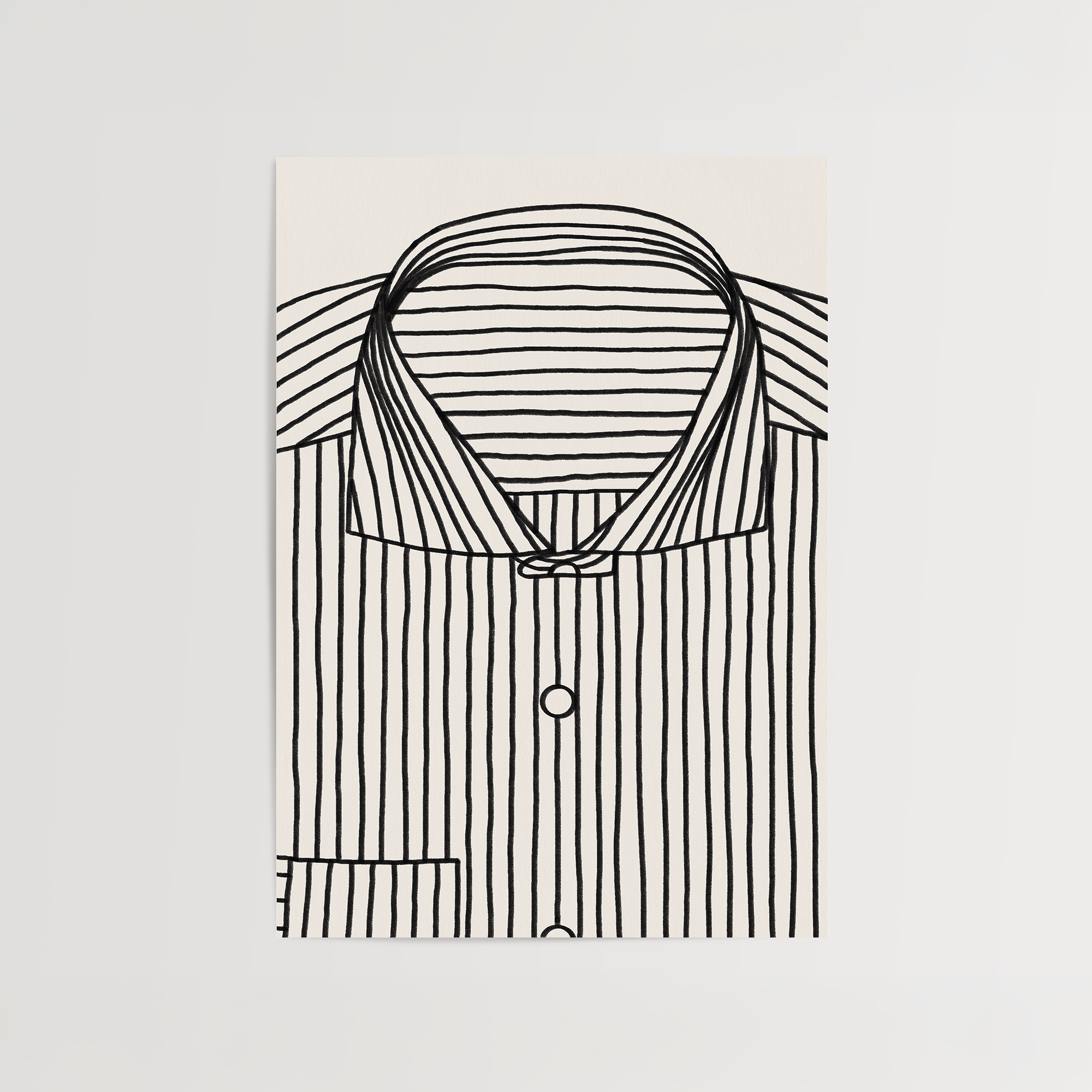 Cămasă în Dungi Poster