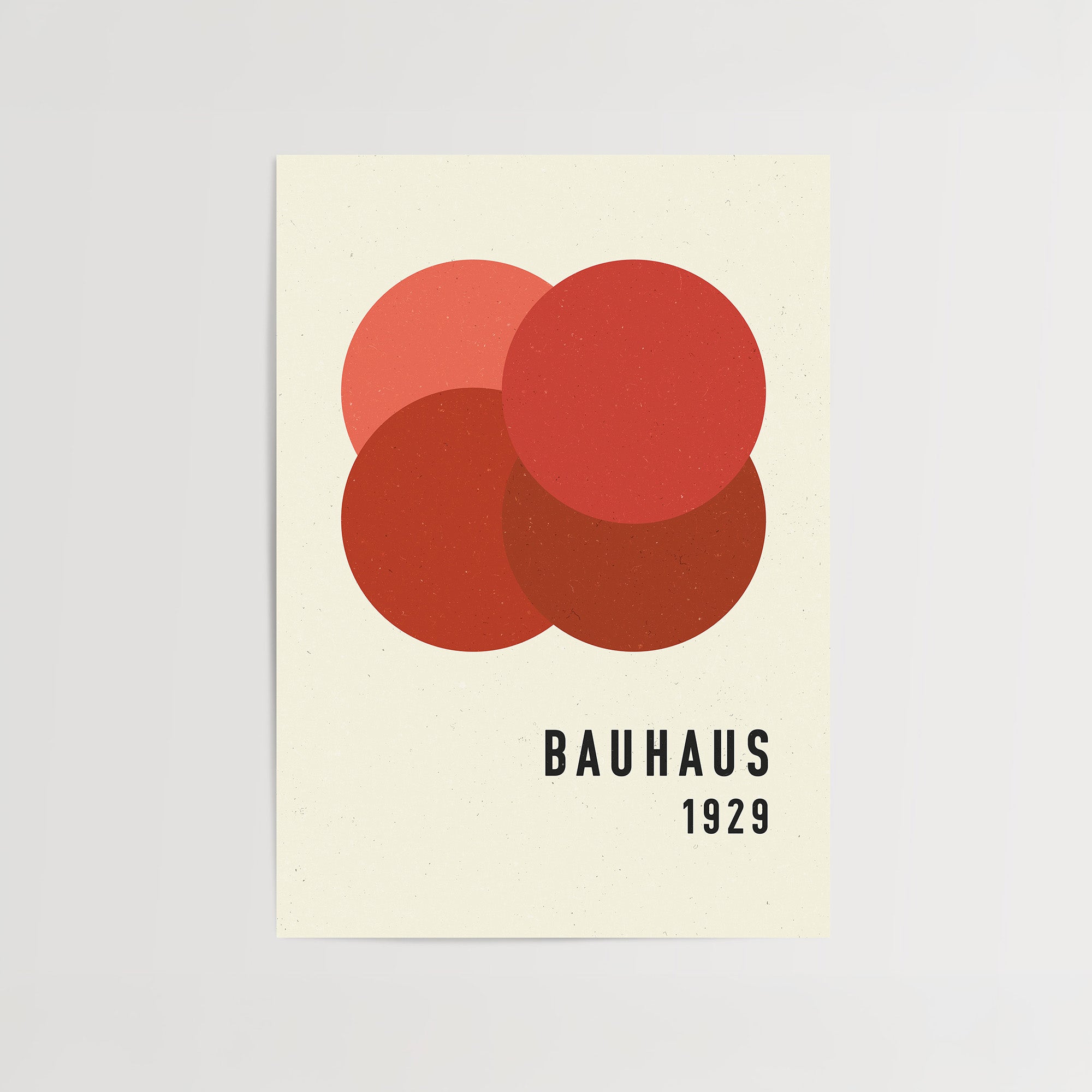Bauhaus Red Dots Print