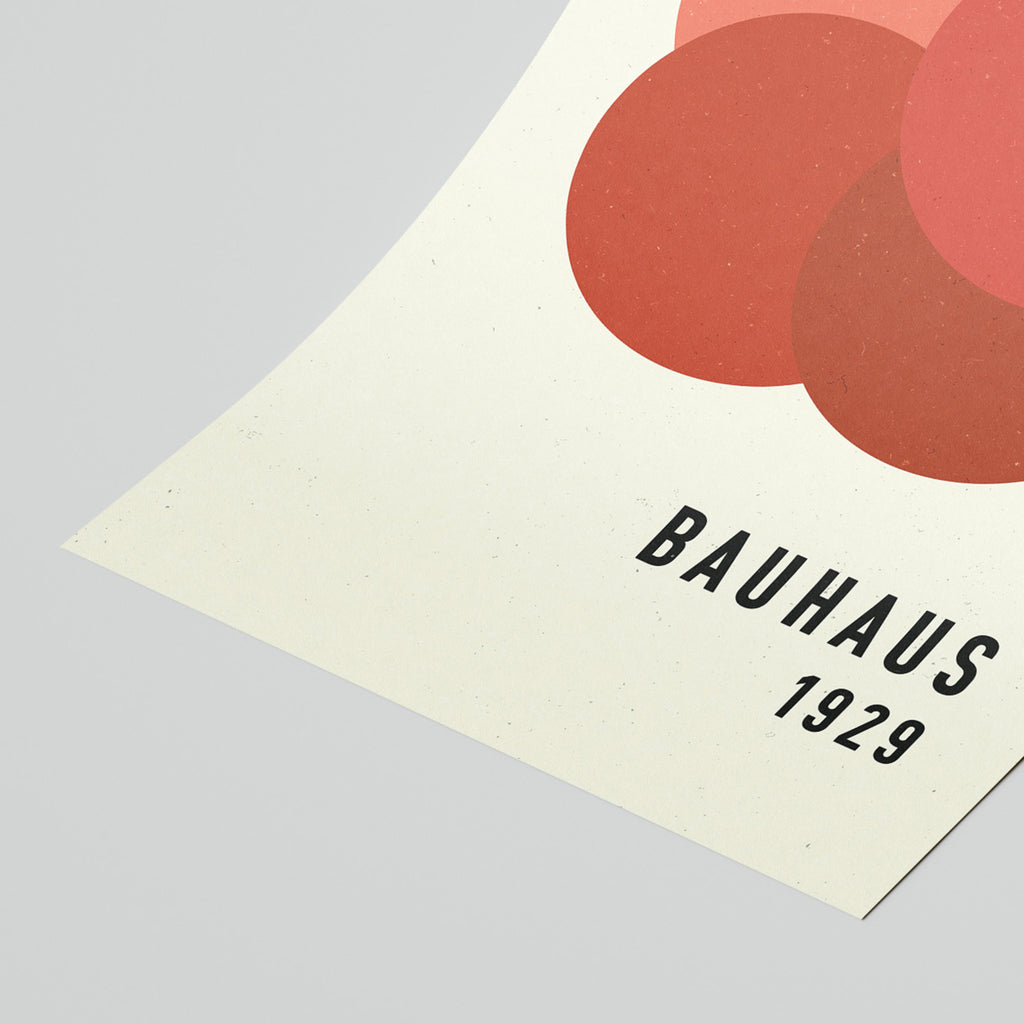 Bauhaus Red Dots Print