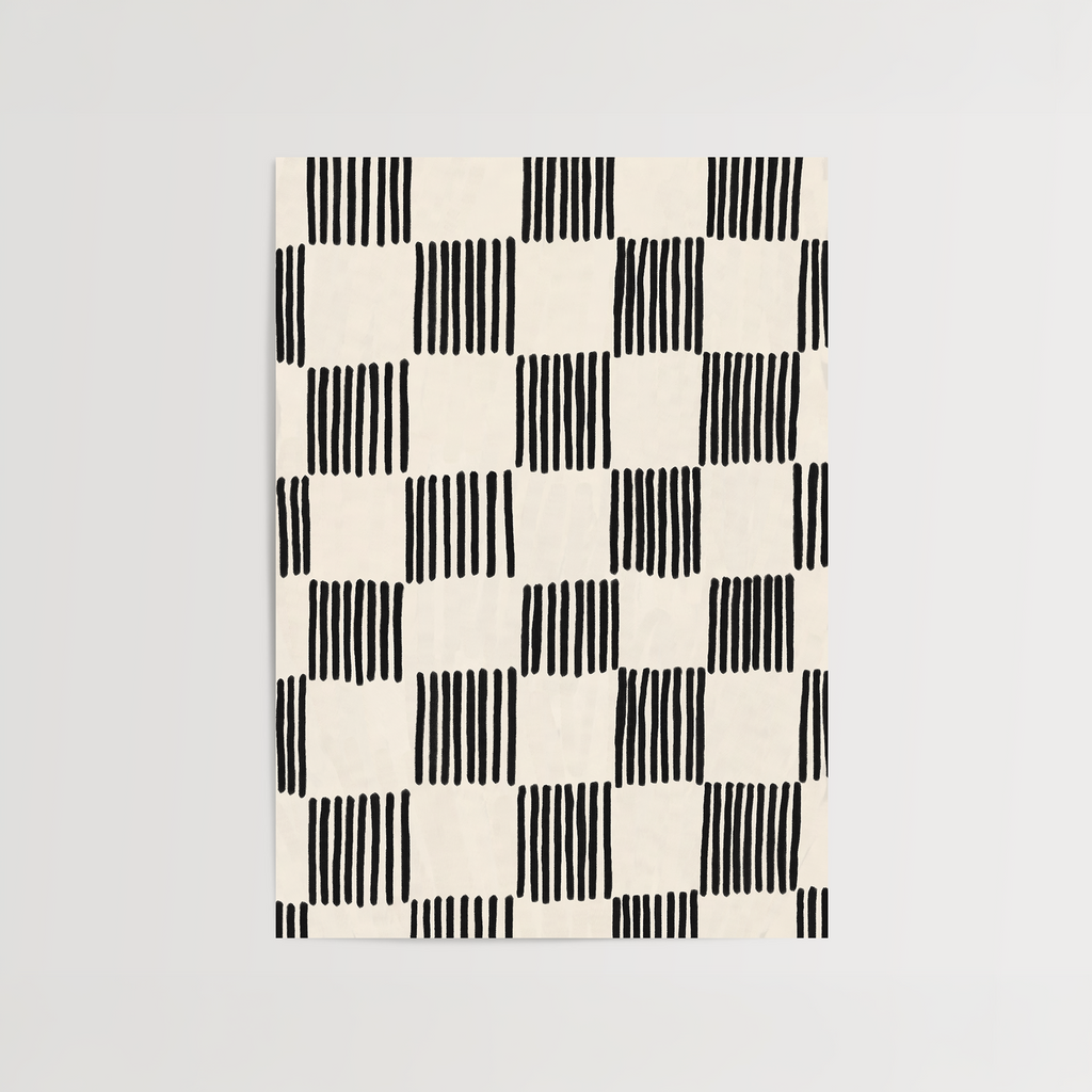 Minimalist Lines Pattern Print