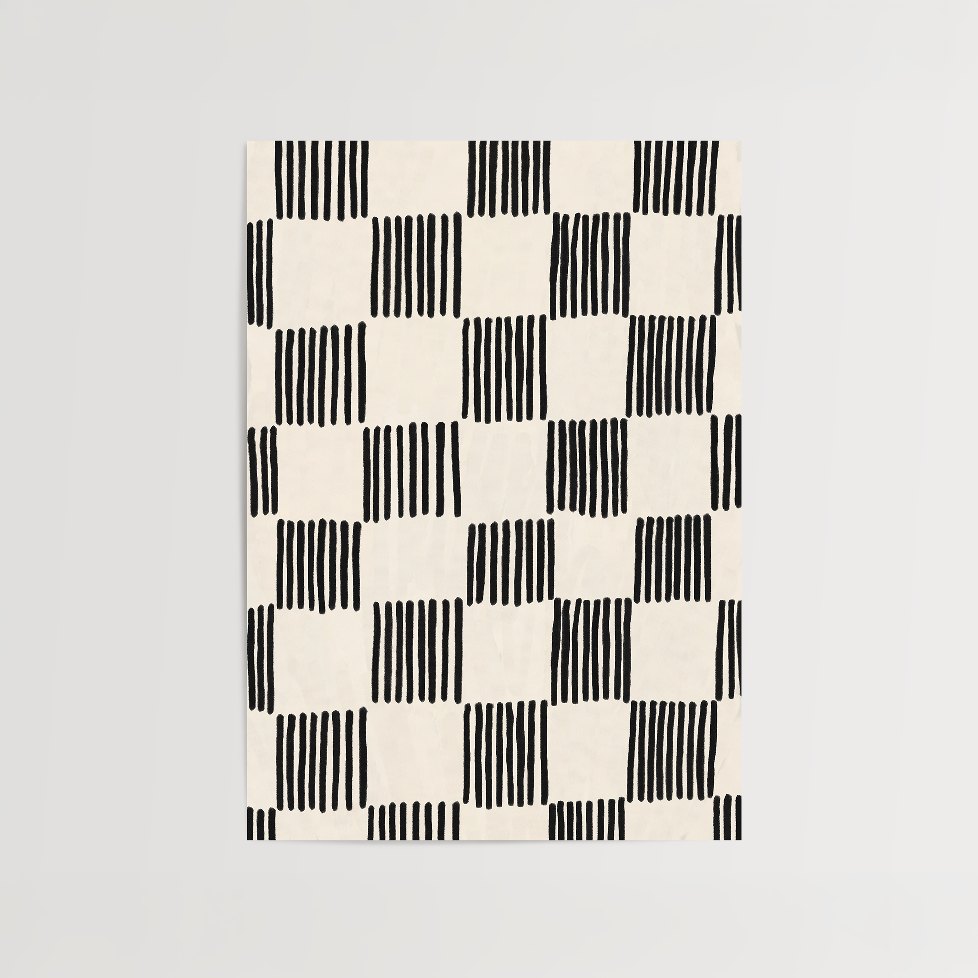 Minimalist Lines Pattern Print