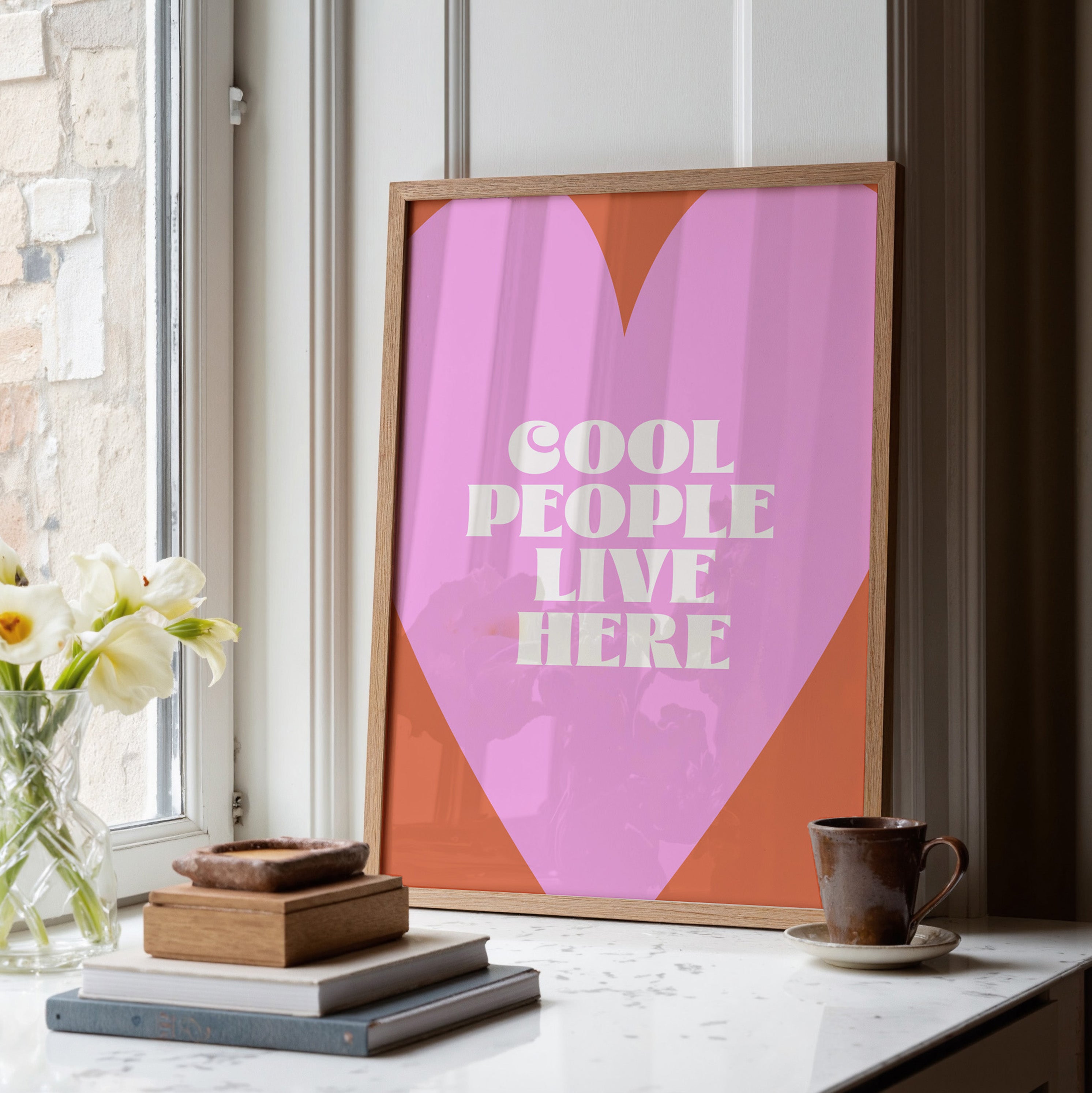 Cool People Leave Here Print