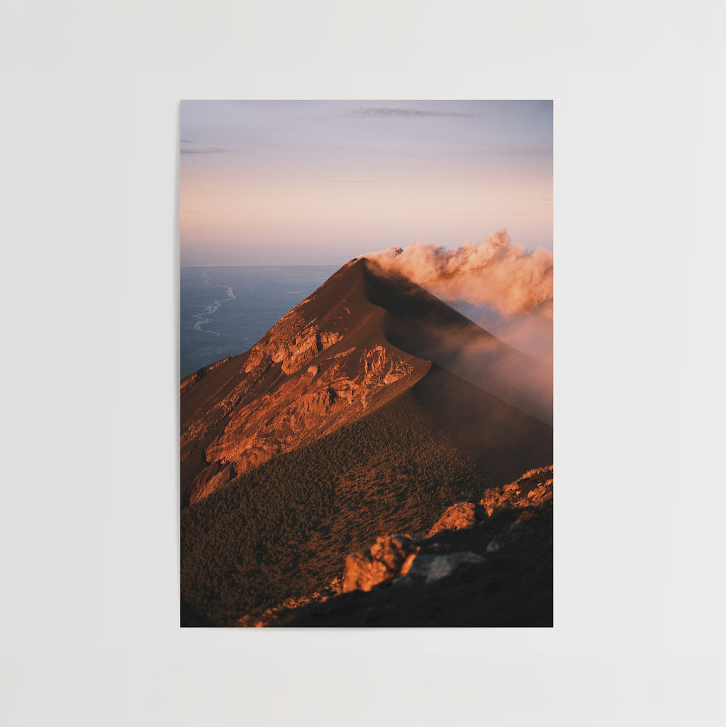 Fuego Volcano Print