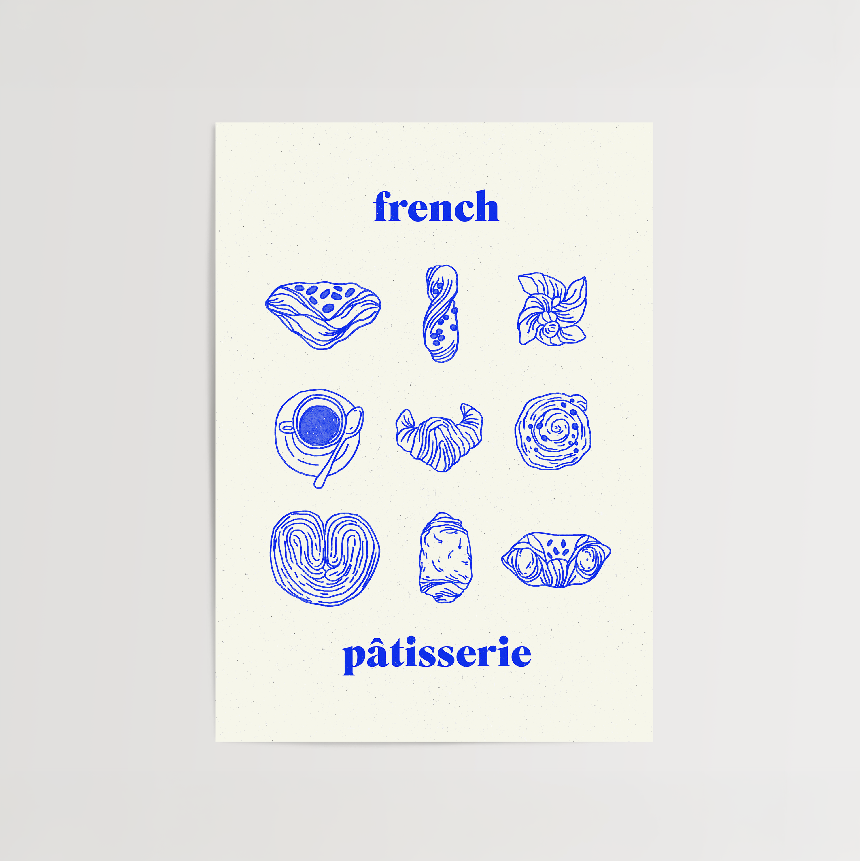 French Patisserie Print