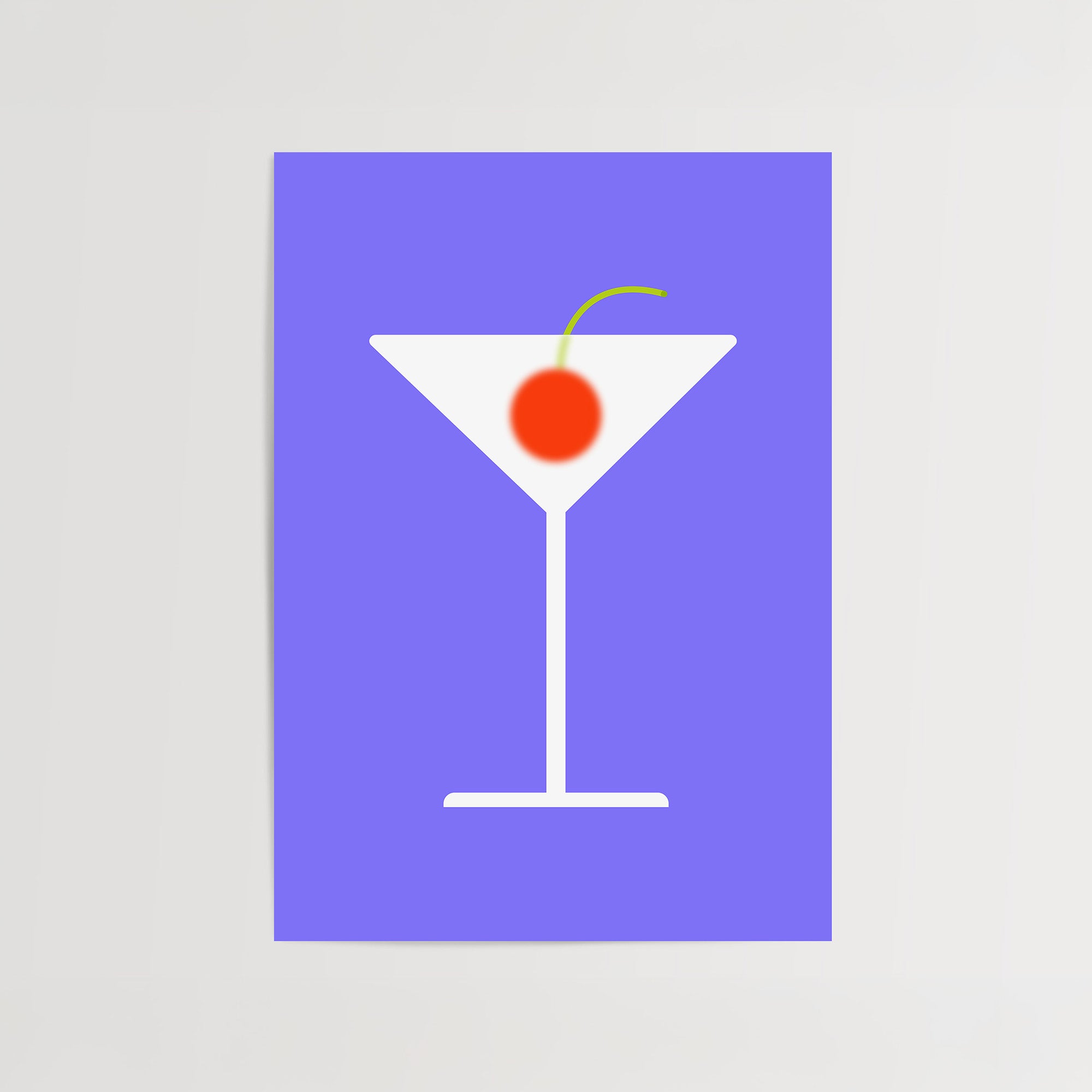 Cherry Cocktail Print