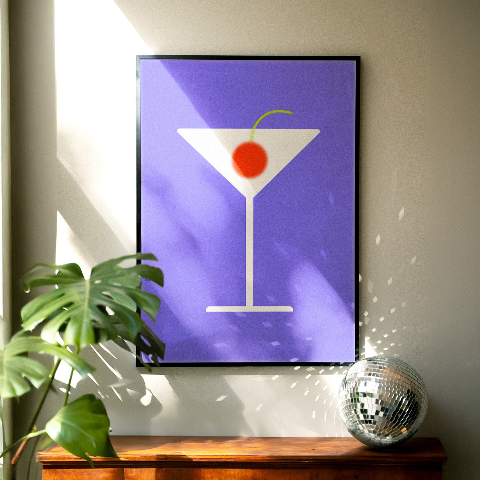 Cherry Cocktail Print