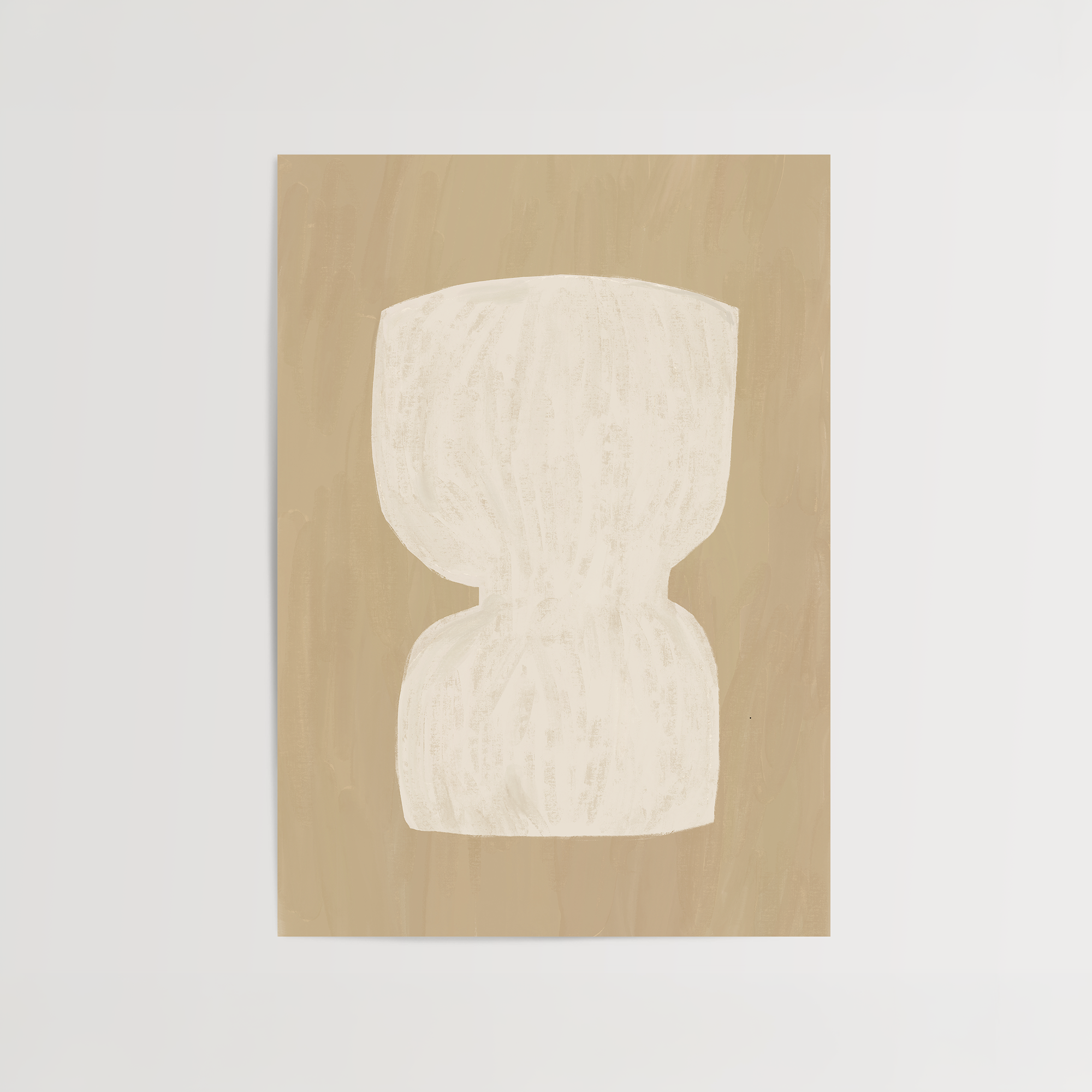 Minimalist Painted Shape Print