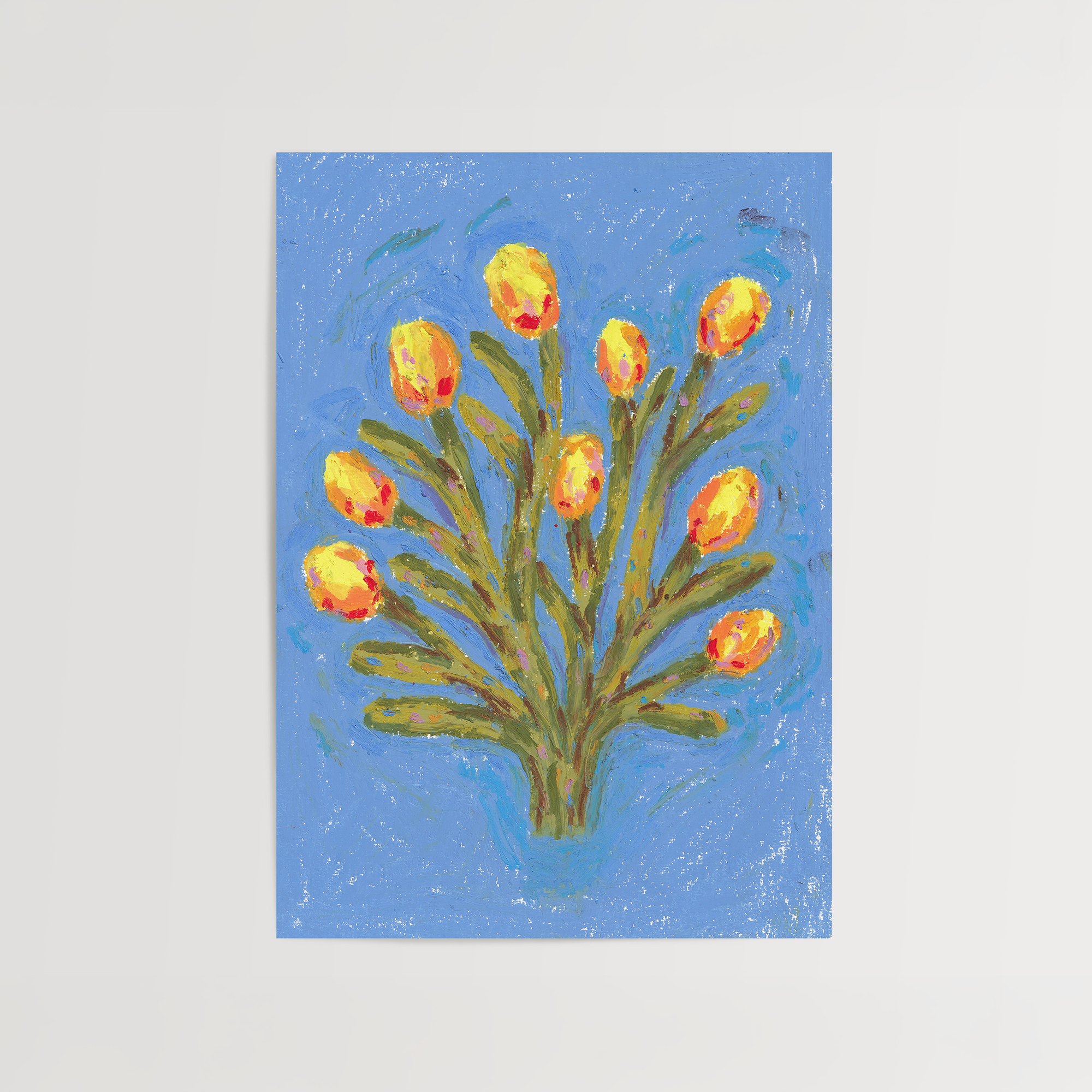 Flori în Pastel Print