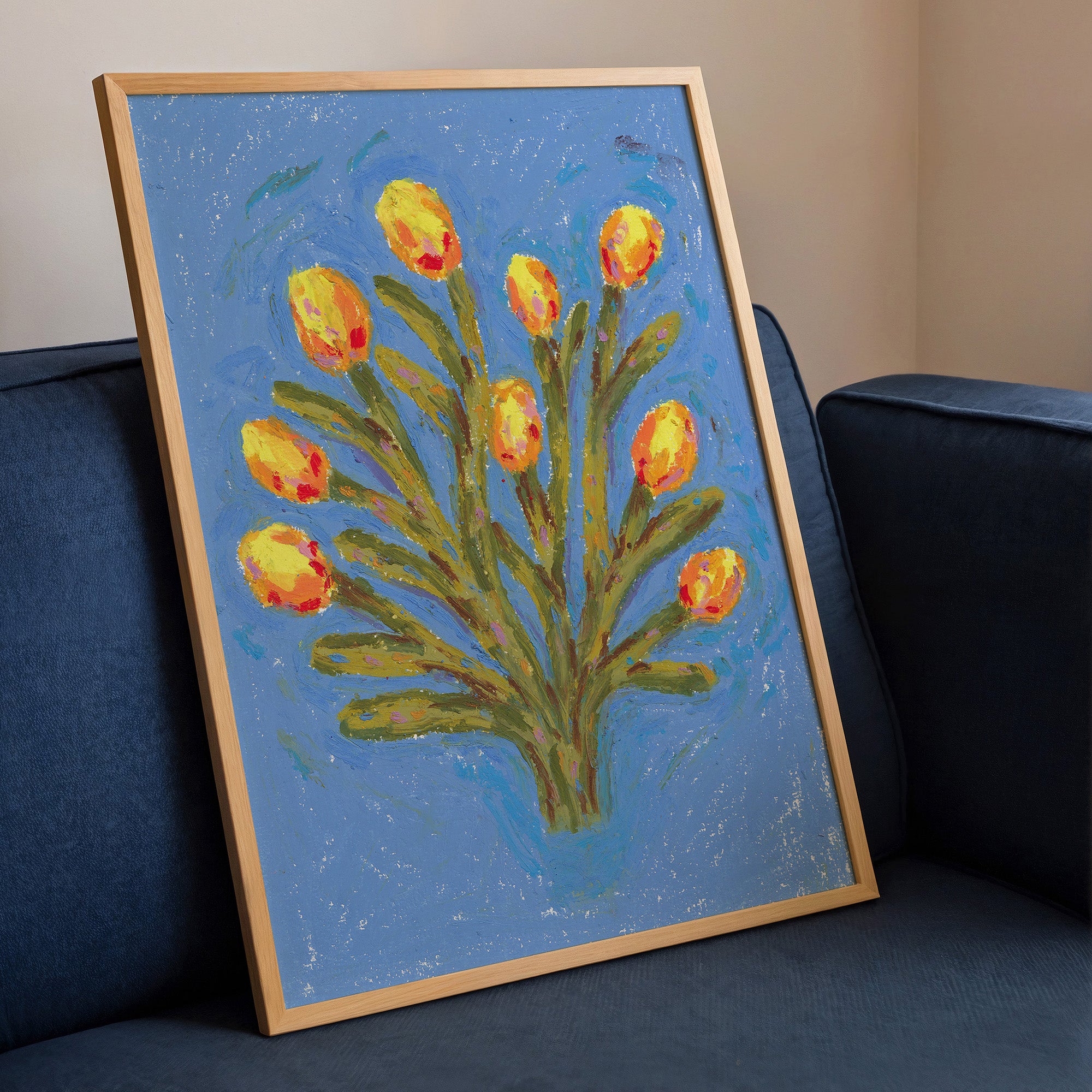 Flori în Pastel Print