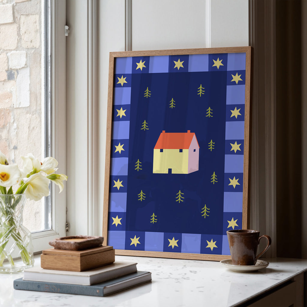 Căsuța Somnoroasă Print