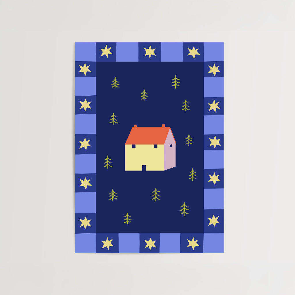 Căsuța Somnoroasă Print